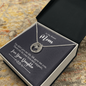 Lucky In Love Necklace:To My Bonus Love Your Daughter