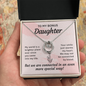 Lucky In Love Necklace: To My Bonus Daughter