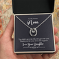 Lucky In Love Necklace:To My Bonus Love Your Daughter