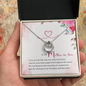 Lucky In Love Necklace:To My Mother In Law