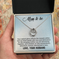 Lucky In Love Necklace:Mom To Be Love Your Husband