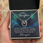 Lucky In Love Necklace: To My Daughter I Love You