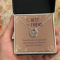 Lucky In Love Necklace:To My Best Friend Never Far Apart