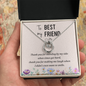 Lucky In Love Necklace:To My Best Friend Standing By My Side
