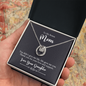 Lucky In Love Necklace:To My Bonus Love Your Daughter