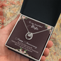 Lucky In Love Necklace: To My Beautiful Wife Happy Anniversary