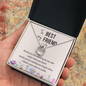 Lucky In Love Necklace:To My Best Friend Standing By My Side