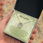 Lucky In Love Necklace:To My Daughter