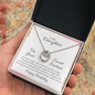 Lucky In Love Necklace:To My Daughter Happy Birthday Sweet 16