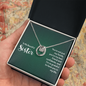 Lucky In Love Necklace:To My Beautiful Sister You'er My Best Friend