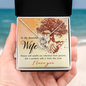 Lucky In Love Necklace: To My Beautiful Wife House And Wealth