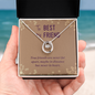 Lucky In Love Necklace:To My Best Friend Never Far Apart