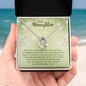 Lucky In Love Necklace:To My Daughter