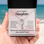 Lucky In Love Necklace: To My Bonus Daughter