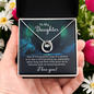 Lucky In Love Necklace: To My Daughter I Love You