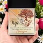 Lucky In Love Necklace: To My Beautiful Wife House And Wealth