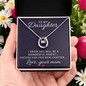 Lucky In Love Necklace: To My Daughter Love Year Mom