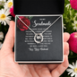 Lucky In Love Necklace:To My Soulmate Love Your Husband