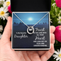 Lucky In Love Necklace: To My Beautiful Daughter Trust In The Lord
