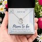 Lucky In Love Necklace: Just to Day Mom to Be