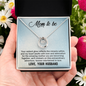 Lucky In Love Necklace:Mom To Be Love Your Husband