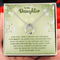 Lucky In Love Necklace:To My Daughter