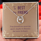 Lucky In Love Necklace:To My Best Friend Never Far Apart