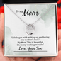 Lucky In Love Necklace: To My Mom Love Your Son