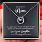 Lucky In Love Necklace:To My Bonus Love Your Daughter