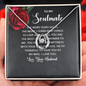 Lucky In Love Necklace:To My Soulmate Love Your Husband