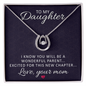 Lucky In Love Necklace: To My Daughter Love Year Mom