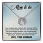 Lucky In Love Necklace:Mom To Be Love Your Husband