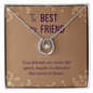 Lucky In Love Necklace:To My Best Friend Never Far Apart