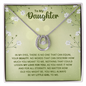 Lucky In Love Necklace:To My Daughter