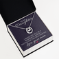Lucky In Love Necklace: To My Daughter Love Year Mom