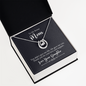 Lucky In Love Necklace:To My Bonus Love Your Daughter