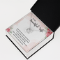Lucky In Love Necklace:To My Beautiful Wife Wine Gets Sweeter
