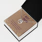 Lucky In Love Necklace:To My Best Friend Never Far Apart
