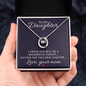Lucky In Love Necklace: To My Daughter Love Year Mom