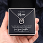 Lucky In Love Necklace:To My Bonus Love Your Daughter