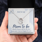 Lucky In Love Necklace: Just to Day Mom to Be