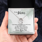 Lucky In Love Necklace: To My Mom Love Your Son