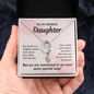 Lucky In Love Necklace: To My Bonus Daughter