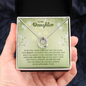 Lucky In Love Necklace:To My Daughter