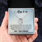 Lucky In Love Necklace:Mom To Be Love Your Husband