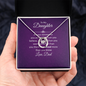 Lucky In Love Necklace:To My Daughter You Are Braver Love Dad