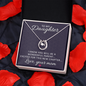 Lucky In Love Necklace: To My Daughter Love Year Mom