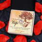 Lucky In Love Necklace: To My Beautiful Wife House And Wealth