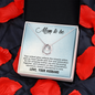 Lucky In Love Necklace:Mom To Be Love Your Husband