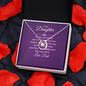 Lucky In Love Necklace:To My Daughter You Are Braver Love Dad